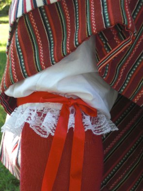 skedevidräkt mamelucker närbild