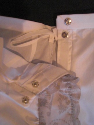 kjol knäppning öppen