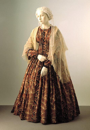 1850s Paisley Skirt – Fashion Through Herstory